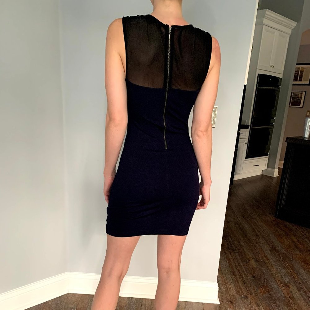 Navy Blue Cocktail Dress